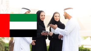 Netzwerken in Dubai Illustration
