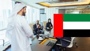 Arbeiten in Dubai Illustration